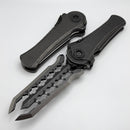 Poikilo Blade Al-Khem Standard 2 w/ Titanium Handles & Dark Stonewash M390