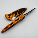 Microtech Socom Elite Auto w/ Orange Handles & Black Tanto 161A-1OR