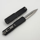Microtech UTX-70 Gen IV w/ Black Handle & D/E Stonewash M390MK 11474-10