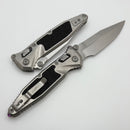 Marfione Select Microtech Socom Ram-Lok Titanium Textured Inlaid Handles w/ Purple Accents & Spear Point Stonewash M390MK 160RL-10SMS4