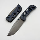McNees Performance Machined Mac 2 3.5" Gen 2 F Stonewash w/ Blue/Bronze Skeleton Titanium Handles & MagnaCut