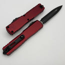 Microtech Ultratech Gen IV D/E Double Full Serrated Black Tactical w/ Merlot Handle 11224-D3MR