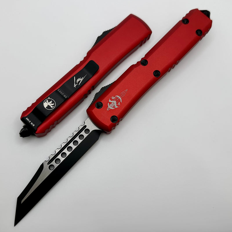 Microtech Ultratech Warhound Red Standard Signature Series 119W-1RDS