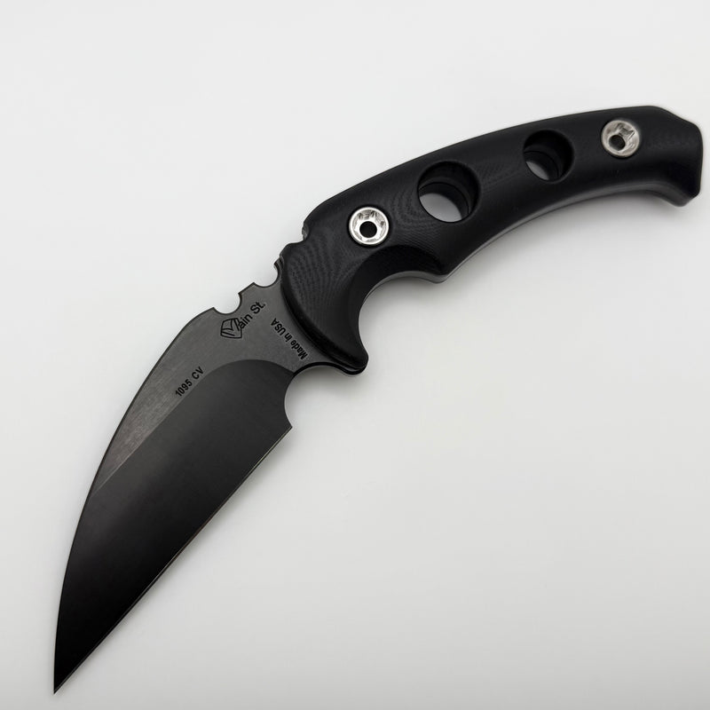 Medford 1881 Knife Works F.U.K w/ Black G-10 & DLC 1095 CV Fixed Blade