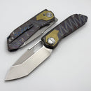 Remette RT Peregrine Falcon Flamed Titanium Handles w/ Bronze Accents & M390 RTT1-CX