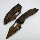 Microtech Borka Stitch Auto Full Serrated Plague Outbreak Signature Series 169-3PLOBS