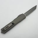 Pre-Owned Microtech Ultratech ZBP Tanto Apocalyptic Natural Clear 1123-10APNC