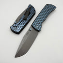McNees Performance Machined Mac 2 3.5" Gen 2 F Stonewash w/ Black/Blue Honeycomb Titanium Handles & MagnaCut