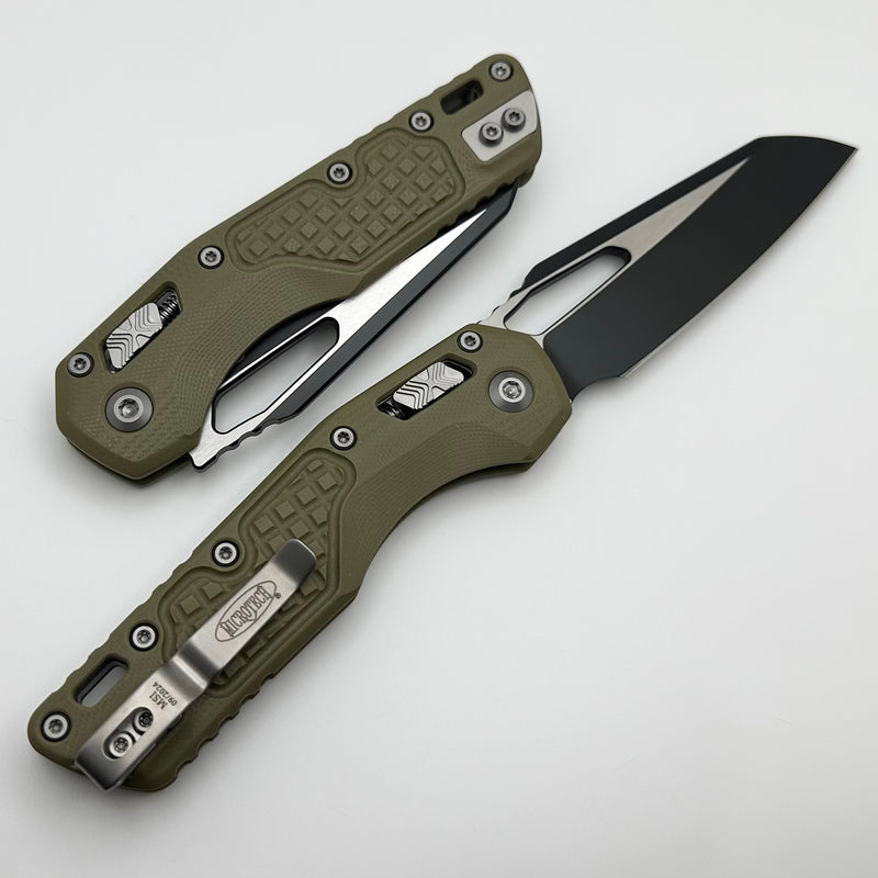 Microtech Knives MSI RAM LOK FRAG OD Green G-10 & Two Tone Black M390MK 210-1FRGTOD