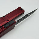 Microtech Knives Combat Troodon Gen III Black tactical Interceptor w/ Merlot Handle Signature Series 1217-1MRS