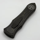 Hawk Designs Model C Deadlock DLC Titanium w/ Carbon Fiber & High Sheen DLC M390 Blade