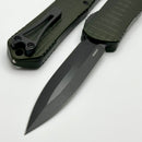 Heretic Knives Manticore X OD Green Frag Handle & DLC Double Edge MagnaCut H032F-6A-GRN