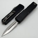 Microtech UTX-85 Gen IV w/ Black Handle & Satin D/E M390MK 12324-4