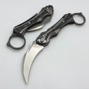 Poikilo Blade Thorny Devil w/ Titanium White Fat Carbon Inlaid Handles & Pearlescent M398