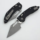 Microtech Knives Manual M-Stitch RAM LOK Black Frag Aluminum Handles & Apocalyptic M390MK 169MRL-10APFR