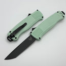 Benchmade Shootout Seafoam Green Grivory & Tanto DLC CruWear 5370BK-03