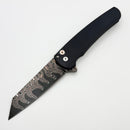 Pro-Tech Malibu Black Dragon Scale Handle & Baker Forge Coppermai Ripple 2026 Custom 004