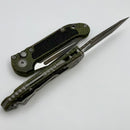 Microtech Knives LUDT Gen III Outbreak Tanto Full Serrated 1136-3OBS