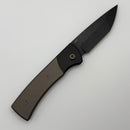 Chaves Knives Slip Joint The Suit w/ Tanto M390 & Titanium Handles w/ Bronze Ti Inlays - 50 Series