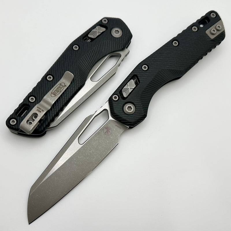 Microtech Knives MSI RAM LOK Fluted Black G-10 & M390MK Apocalyptic Standard 210-10APFLGTBK