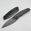 Poikilo Blade Zen S2 DarkStonewash Titanium Handles w/ Blackened Ti Accents & Dark Stonewash M398