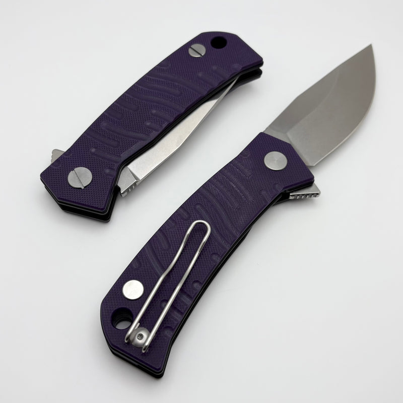 Custom Knife Factory - Echo Um Violet G-10 & CPM-S35VN