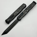 Heretic Knives Cleric II 2 White Camo Carbon Inlays & DLC Tanto Magnacut H019-6A-WT/CC