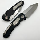 Heretic Knives Pariah Auto Battleworn Standard w/ Bubble Inlays & MagnaCut w/ Flamed Pivot Collars H048-5A