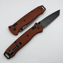 Benchmade Bailout Burnt Copper Aluminum Handles & DLC Battlewash MagnaCut 537BK-07