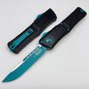 Microtech Knives Combat Troodon Gen III Black S/E w/ Turquoise Accents 1143-1TQSK