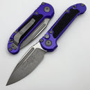 Microtech Knives LUDT Gen III Apocalyptic Drop Point w/ Purple Handle 1135-10APPU