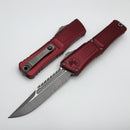 Microtech Knives Combat Troodon Gen III Apocalyptic Partial Serrated Interceptor w/ Merlot Handle Signature Series 1217-11APMRS