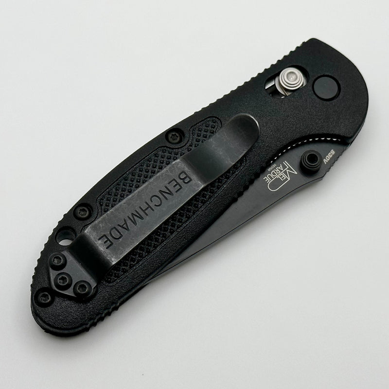 Benchmade Mini Griptilian Black Grivory & Black Drop Point 556BK-S30V