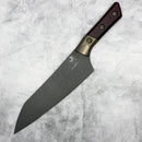 Microtech Chef's Knife Black Cherry G-10/Ti Handle w/ DLC M390MK Signature Series 3000B-1DLCBCS
