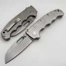 Demko Knives MG AD20 w/ Textured Titanium Handles & MagnaCut Shark Foot One Per Household
