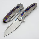 Remette RT Kestrel Titanium Handles w/ Timascus Accents & S35VN RTPO-D