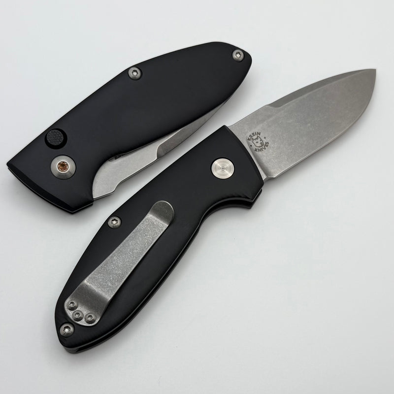 Defiant 7 Alpha w/ Black Aluminum Handles & Stonewash MagnaCut