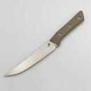 Microtech Boning Knife Tan G-10 Handle w/ Stonewash M390MK 3100-10TA