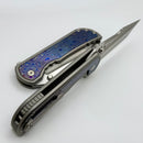 Mechforce Knives Alphahunter Collab Apocalypse w/ Black Timascus Inlays & M390