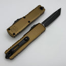 Microtech UTX-85 Gen IV w/ Tan Handle & Black T/E M390MK 12334-1TA