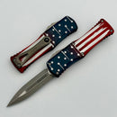 Microtech Hera Double Edge Apocalyptic USA FlagG 702-10APFLAGS