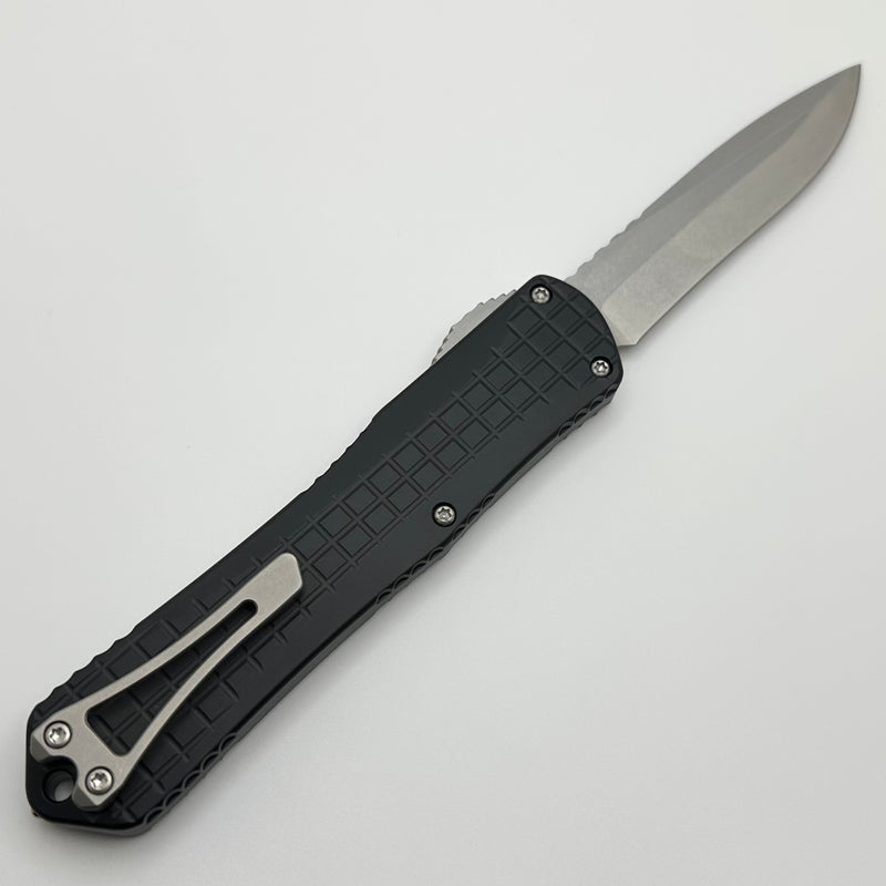 Heretic Knives Manticore X Black Frag Handle & Stonewash Recurve MagnaCut H033F-2A