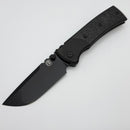 Chaves Knives Redencion 229 YKWII PVD Titanium Integral w/ Shredded Carbon Fiber Inlays & PVD M390 Drop Point - 50 Series