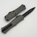 Microtech Knives Mini Hera w/ Natural Clear Handle & Black Full Serrated D/E M390MK 1702M-3NC