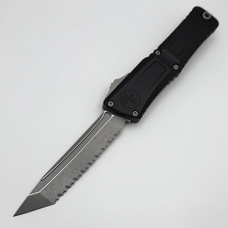 Microtech Knives Combat Troodon Gen III Apocalyptic F/S Tanto w/ Black Handle 1144-12AP