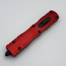 Microtech Dirac Delta Red Handle w/ Black D/E 227-1RD