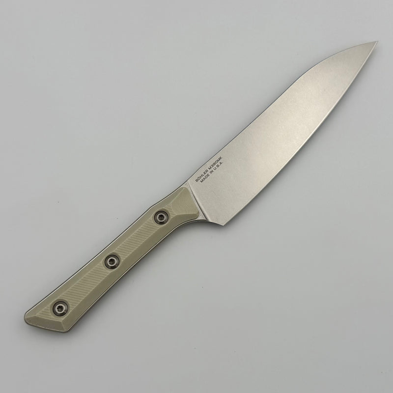Microtech Utility Knife Ivory G-10 Handle w/ Stonewash M390MK 3400-10IV