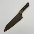 Microtech Chef's Knife Carbon Fiber/Bronze Ti Handle w/ DLC M390MK Signature Series 3000B-1DLCCFS