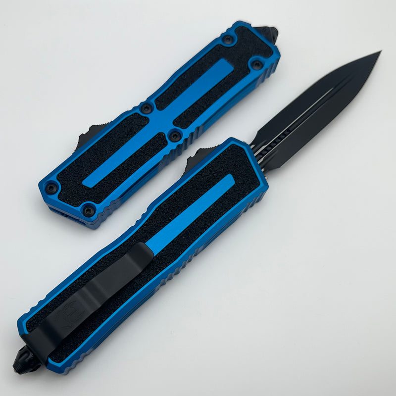 Microtech Scarab 2 Gen 3 D/E Tactical Standard w/ Blue Handle 1280-1BL