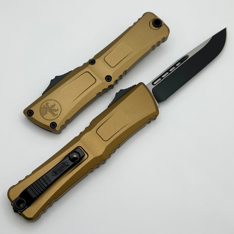 Microtech Knives Combat Troodon Gen III Tan & Black Single Edge 1143-1TA